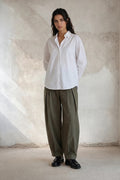 Wide Leg Pants - Khaki