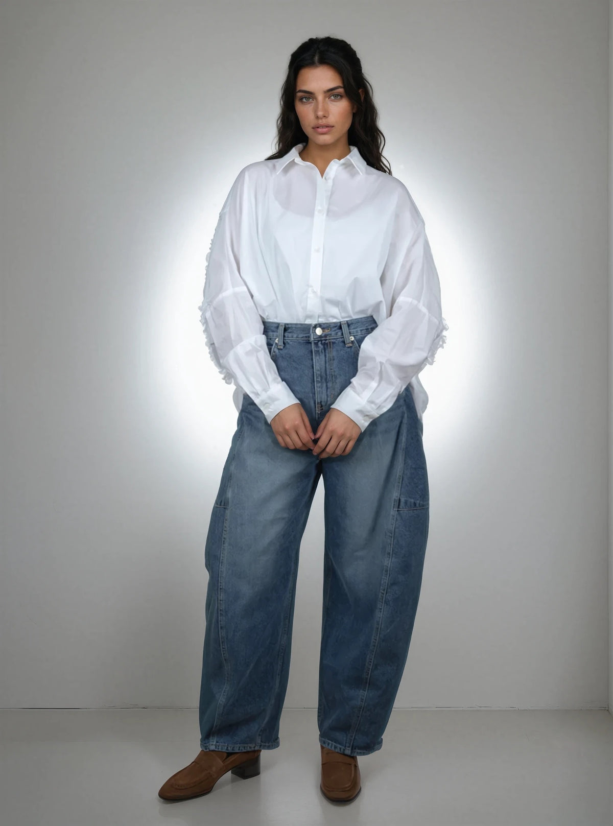 Wide Denim Jeans