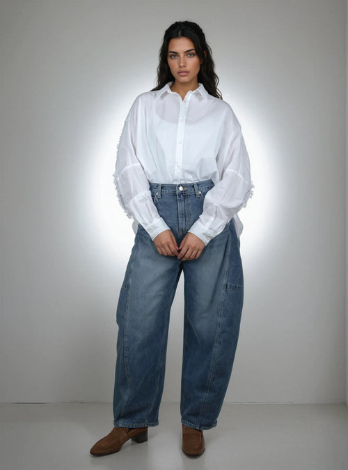 Wide Denim Jeans